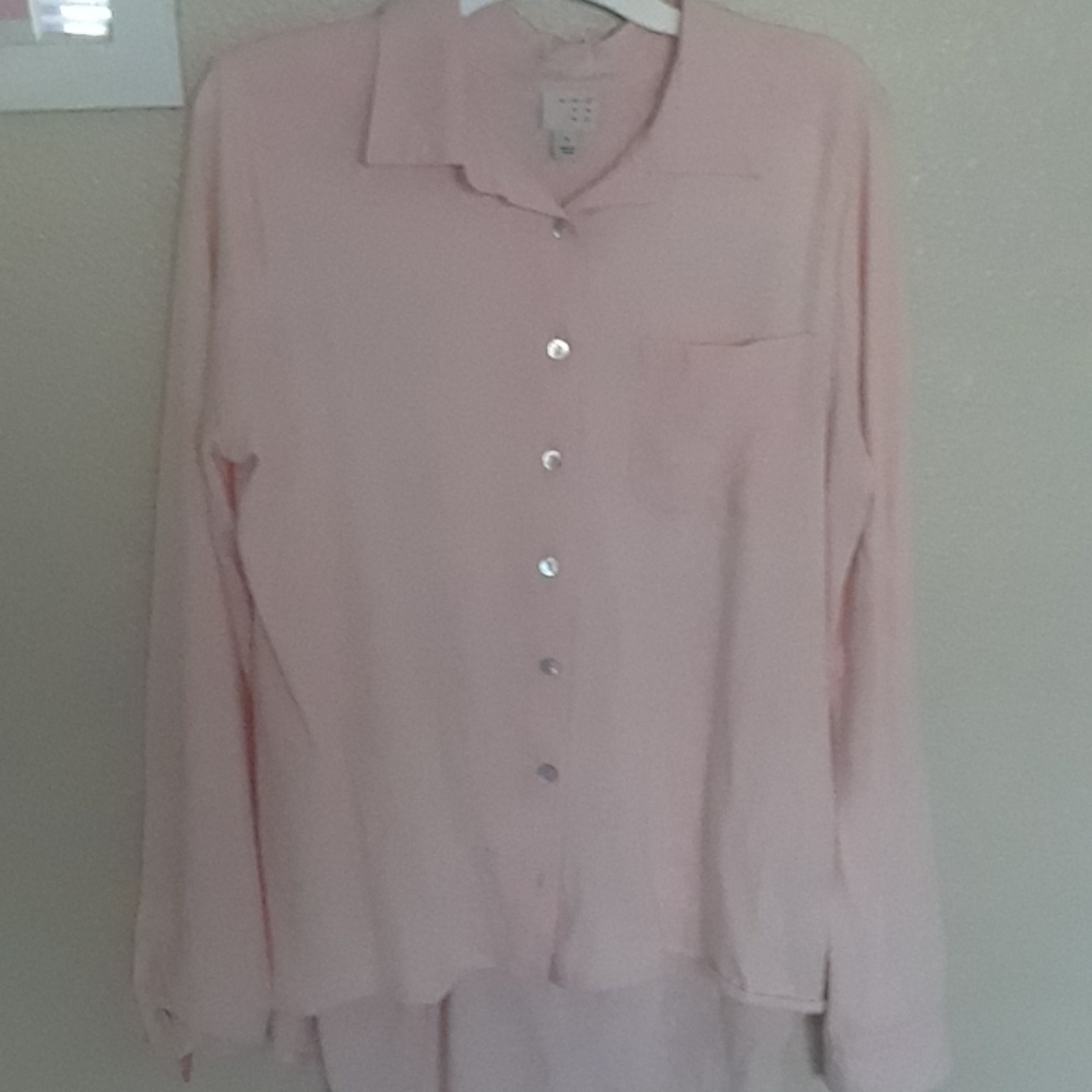 Light pink button down
